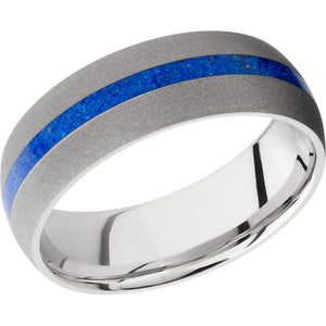 Lashbrook Cobalt Chrome 8mm Men's Wedding Band