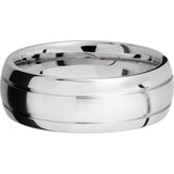 Lashbrook Cobalt Chrome 8mm Men's Wedding Band