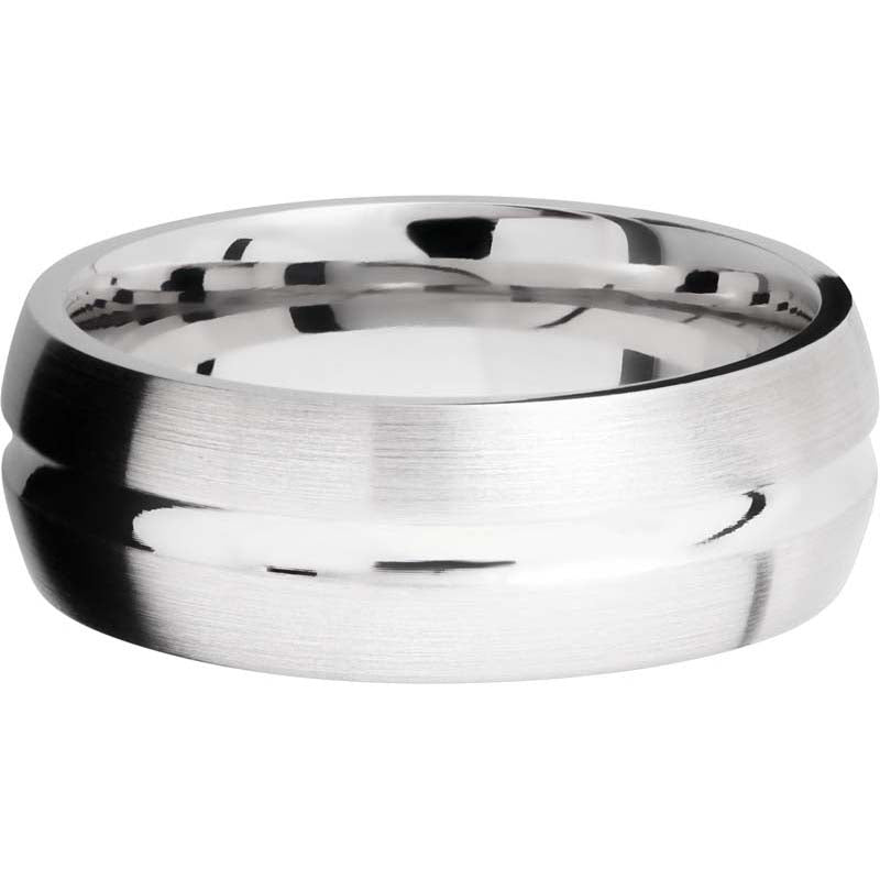 Lashbrook Cobalt Chrome 8mm Men's Wedding Band