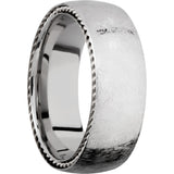 Lashbrook Cobalt Chrome 8mm Men's Wedding Band