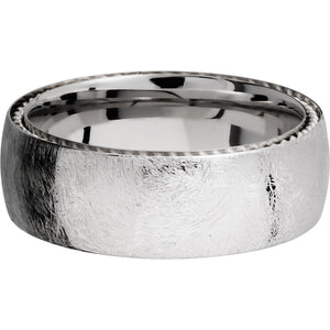 Lashbrook Cobalt Chrome 8mm Men's Wedding Band