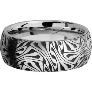 Lashbrook Cobalt Chrome 8mm Men's Wedding Band