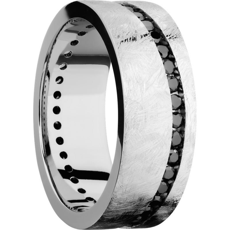 Lashbrook Cobalt Chrome 8mm Men's Wedding Band