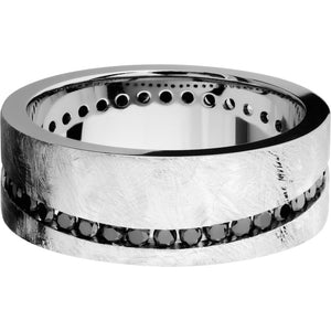 Lashbrook Cobalt Chrome 8mm Men's Wedding Band