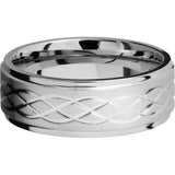 Lashbrook Cobalt Chrome 8mm Men's Wedding Band