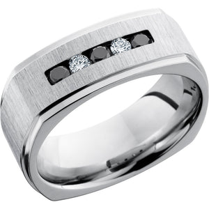 Lashbrook Cobalt Chrome 8mm Men's Wedding Band