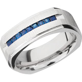 Lashbrook Cobalt Chrome 8mm Men's Wedding Band