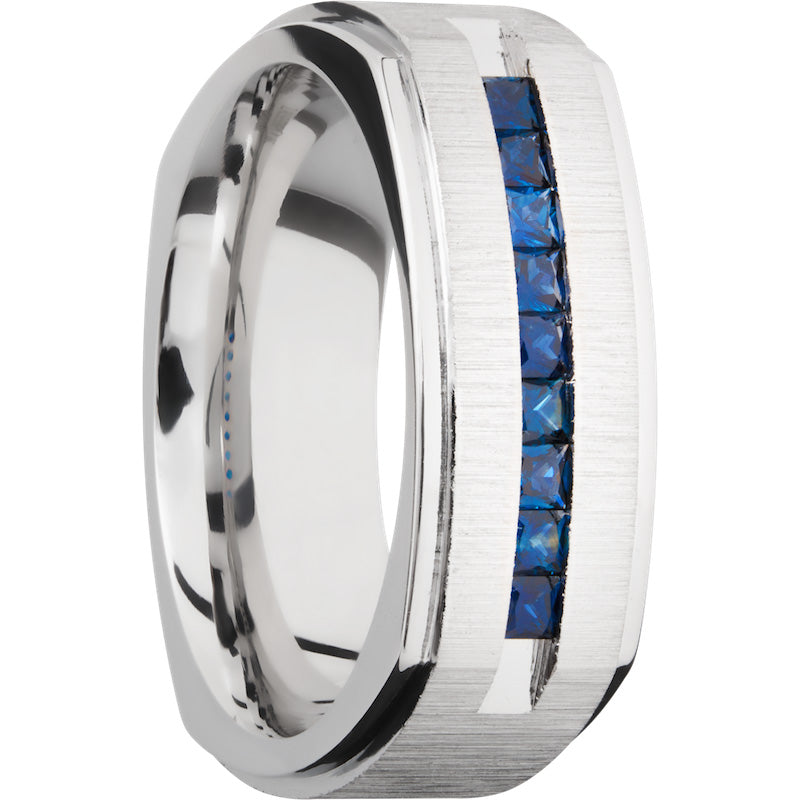 Lashbrook Cobalt Chrome 8mm Men's Wedding Band