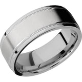 Lashbrook Cobalt Chrome 8mm Men's Wedding Band