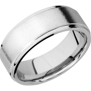 Lashbrook Cobalt Chrome 8mm Men's Wedding Band