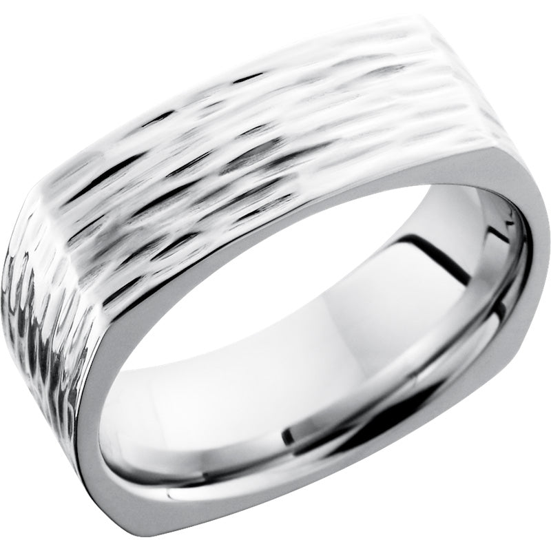 Lashbrook Cobalt Chrome 8mm Men's Wedding Band