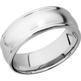 Lashbrook Cobalt Chrome 8mm Men's Wedding Band