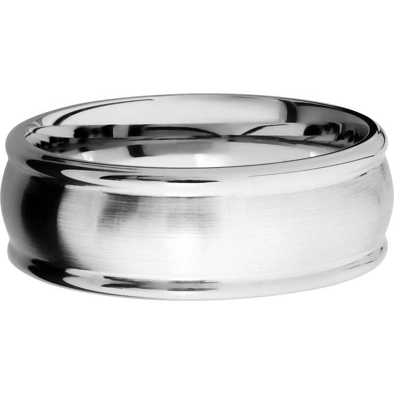 Lashbrook Cobalt Chrome 8mm Men's Wedding Band