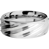 Lashbrook Cobalt Chrome 8mm Men's Wedding Band