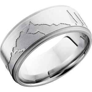 Lashbrook Cobalt Chrome 9mm Men's Wedding Band