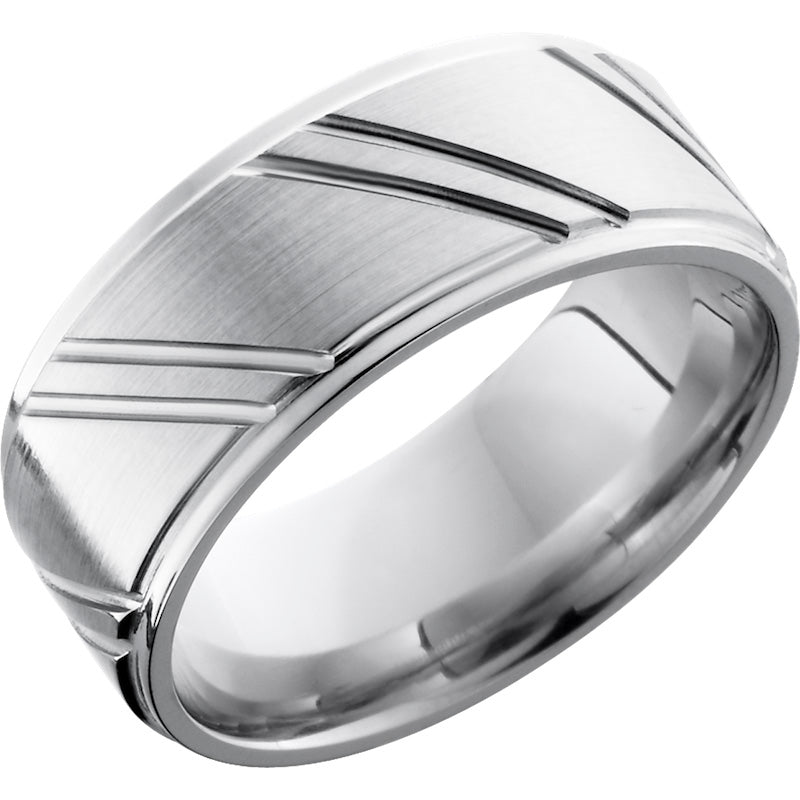 Lashbrook Cobalt Chrome 9mm Men's Wedding Band