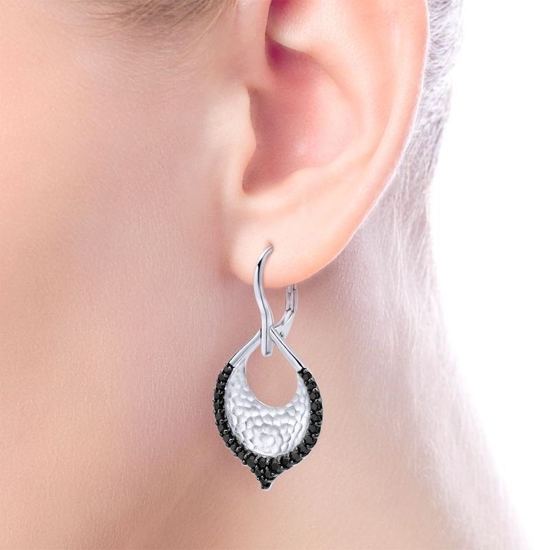 Gabriel & Co. Sterling Silver Souviens Gemstone Drop Earrings