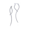 Gabriel & Co. 14k White Gold Kaslique Diamond Drop Earrings