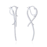 Gabriel & Co. 14k White Gold Kaslique Diamond Drop Earrings