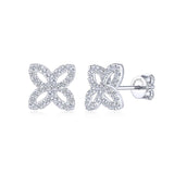 Gabriel & Co. 14k White Gold Lusso Diamond Stud Earrings