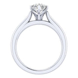 Gabriel & Co 14K White Gold Michelle Solitaire Diamond Engagement Ring