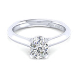 Gabriel & Co 14K White Gold Rina Solitaire Diamond Engagement Ring
