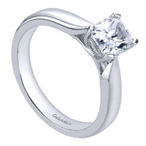 Gabriel & Co 14K White Gold Jamie Solitaire Diamond Engagement Ring