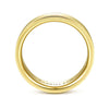 Gabriel & Co. 14k Yellow Gold Exclusive Men's Wedding Band