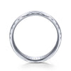 Gabriel & Co. 14k White Gold Signature Men's Wedding Band