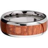 Lashbrook Titanium Hardwood 8mm Men's Wedding Band