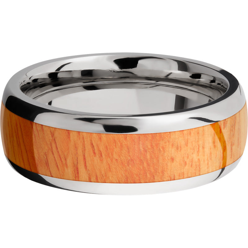 Lashbrook Titanium Hardwood 8mm Men's Wedding Band