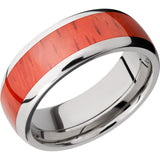 Lashbrook Titanium Hardwood 8mm Men's Wedding Band