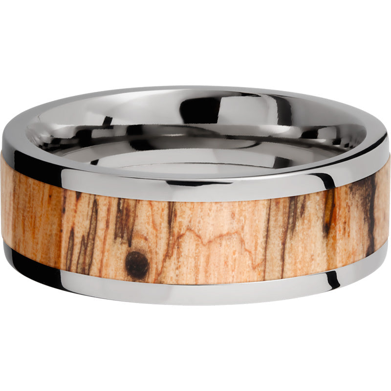 Lashbrook Titanium Hardwood 8mm Men's Wedding Band