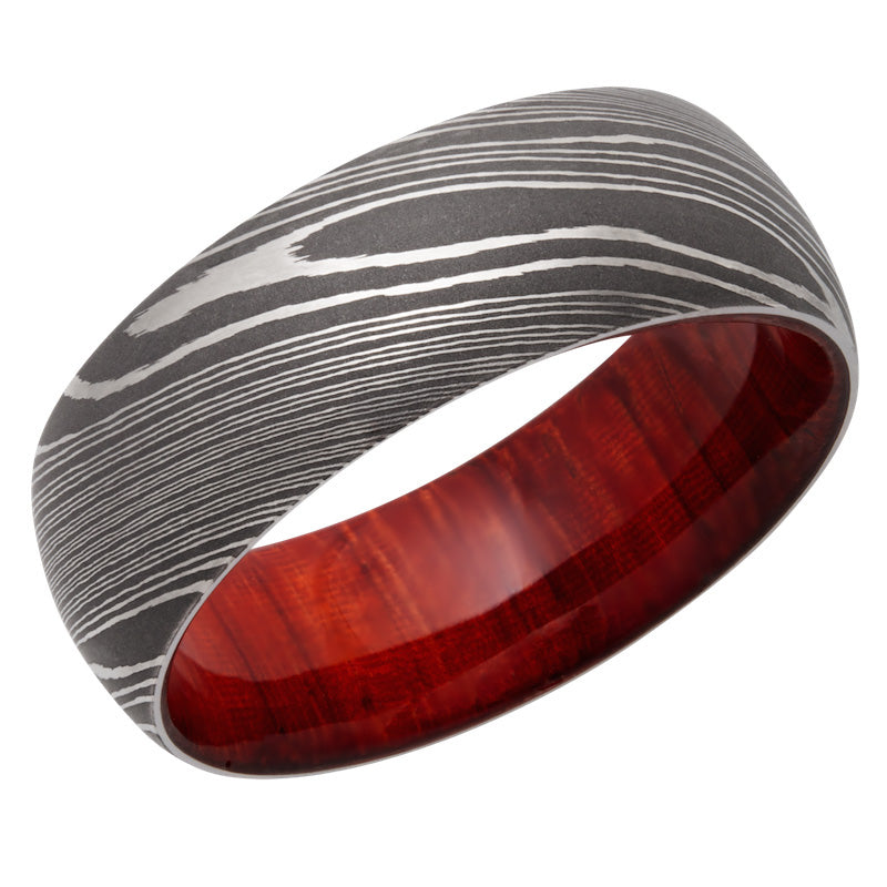 Lashbrook Titanium Hardwood 8mm Men's Wedding Band