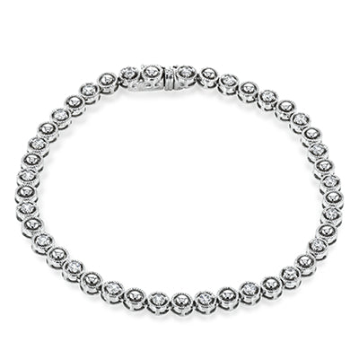 Simon G Fashion Bracelet In 18K Gold With Diamonds (White)