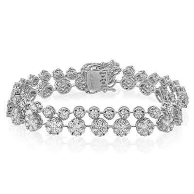 Simon G Fashion Bracelet In 18K Gold With Diamonds (White)