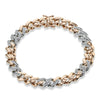 Simon G Men Gent Bracelet In 14K Gold With Diamonds (White)