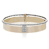 Simon G Fashion Bangle In 18K Gold With Diamonds (White,Rose)