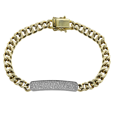 Simon G Fashion Bracelet In 18K Gold With Diamonds (White,Yellow)