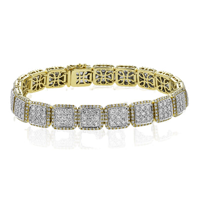 Simon G Fashion Bracelet In 18K Gold With Diamonds (White,Yellow)