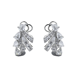 Simon G Fashion Earring In 18K Gold With Diamonds (White)