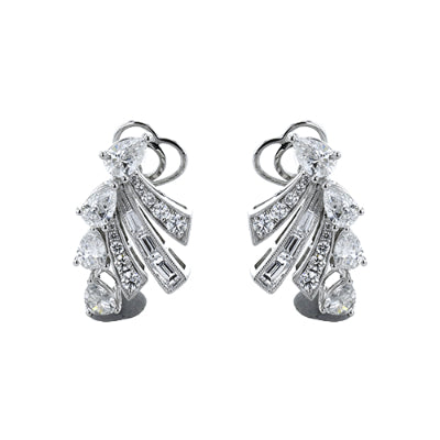 Simon G Fashion Earring In 18K Gold With Diamonds (White)