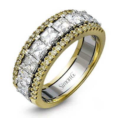 Simon G Bridal Anniversary Ring In 18K Gold With Diamonds (White,Yellow)