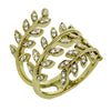 Simon G Fashion Fallen Leaves Right Hand Ring In 18K Gold With Diamonds (Yellow)