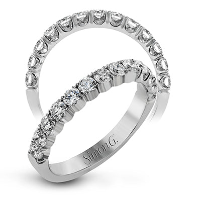 Simon G Bridal Anniversary Ring In 18K Gold With Diamonds (White)