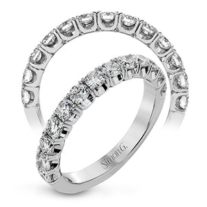 Simon G Bridal Anniversary Ring In 18K Gold With Diamonds (White)