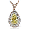 Simon G Fashion Pendant Necklace In 18K Gold With Diamonds (White)