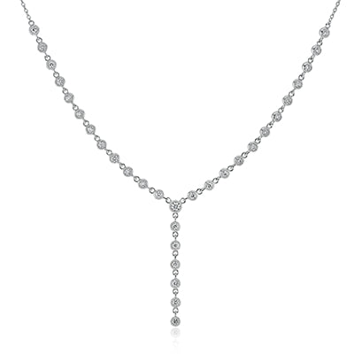 Simon G Fashion Necklace In 18K Gold With Diamonds (White)