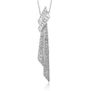 Simon G Fashion Asymmetric Pendant In 18K Gold With Diamonds (White)