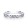 Gabriel & Co. 14k White Gold Stackable Diamond Ring